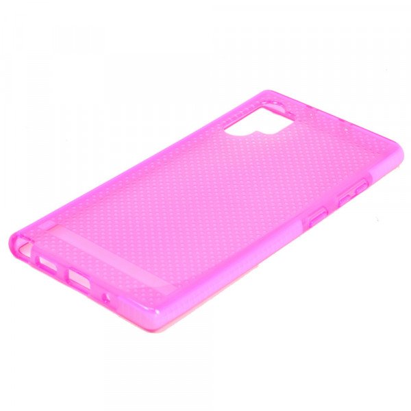 Wholesale Galaxy Note 10 Mesh Armor Hybrid Case (Hot Pink)